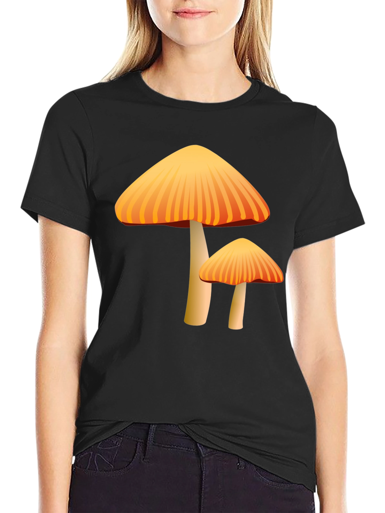 Mushroom Graphic Tee - Funky Fungi Design