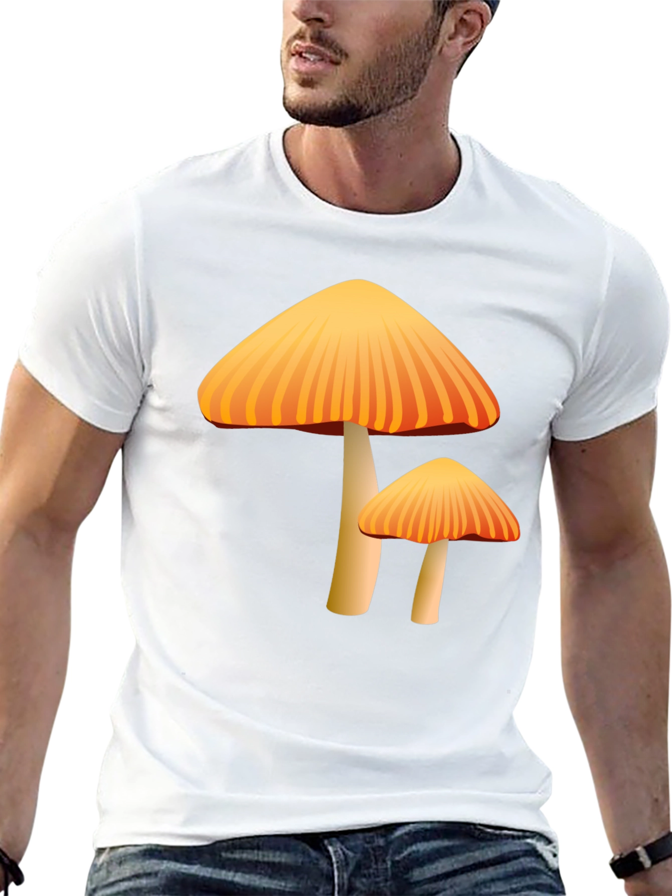 Mushroom Graphic Tee - Funky Fungi Design
