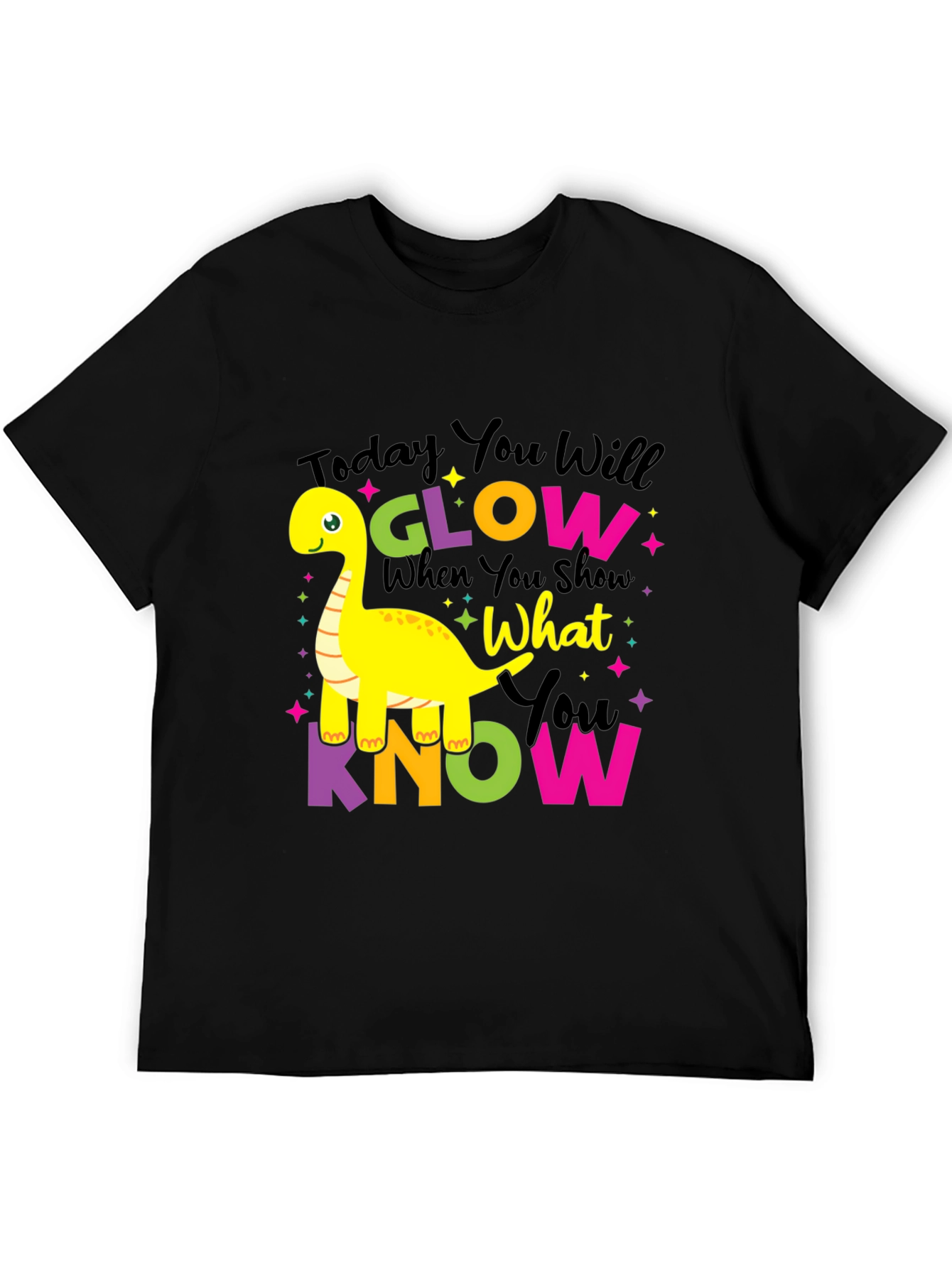 Glow What You Know Dinosaur T-Shirt
