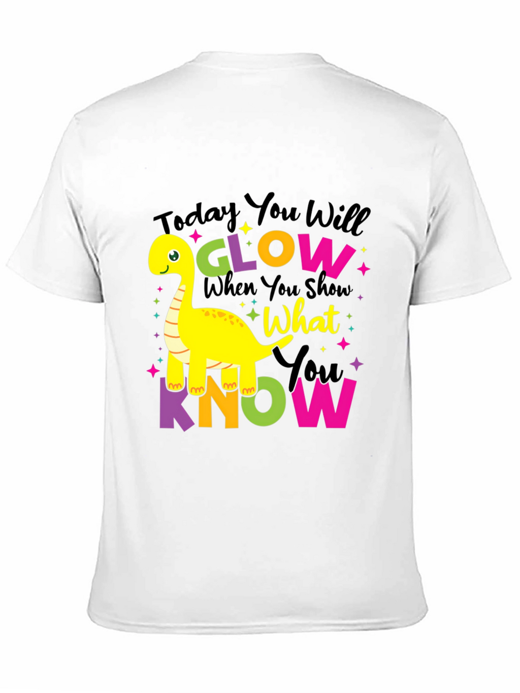 Glow What You Know Dinosaur T-Shirt