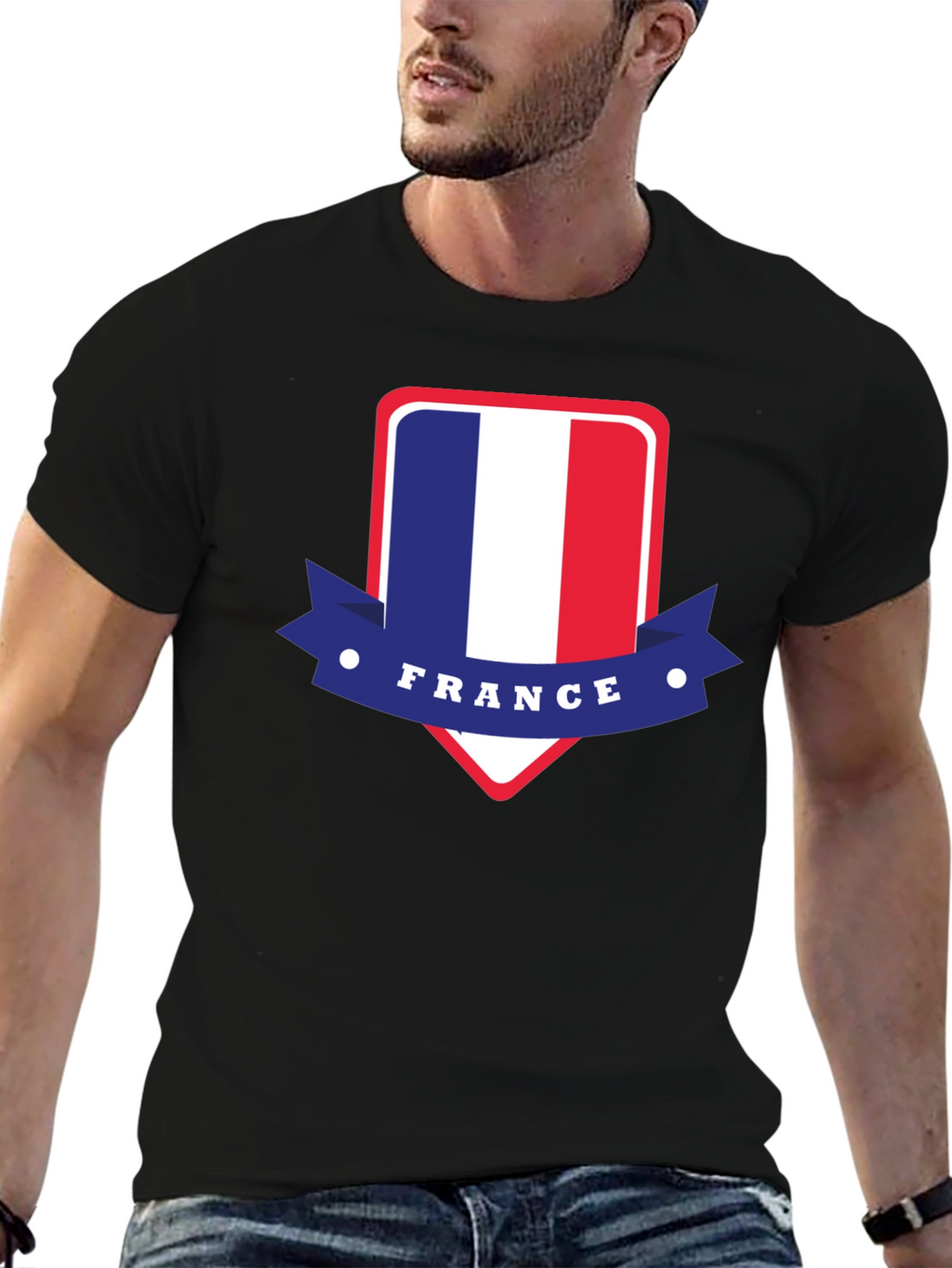 France Flag T-Shirt - Patriotic French Pride Tee