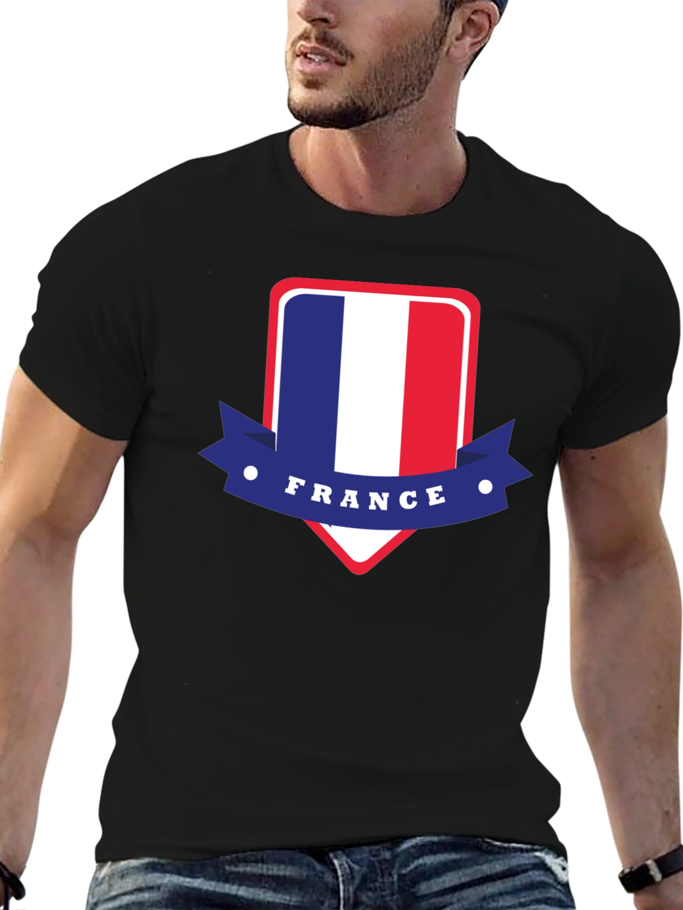 France Flag T-Shirt - Patriotic French Pride Tee