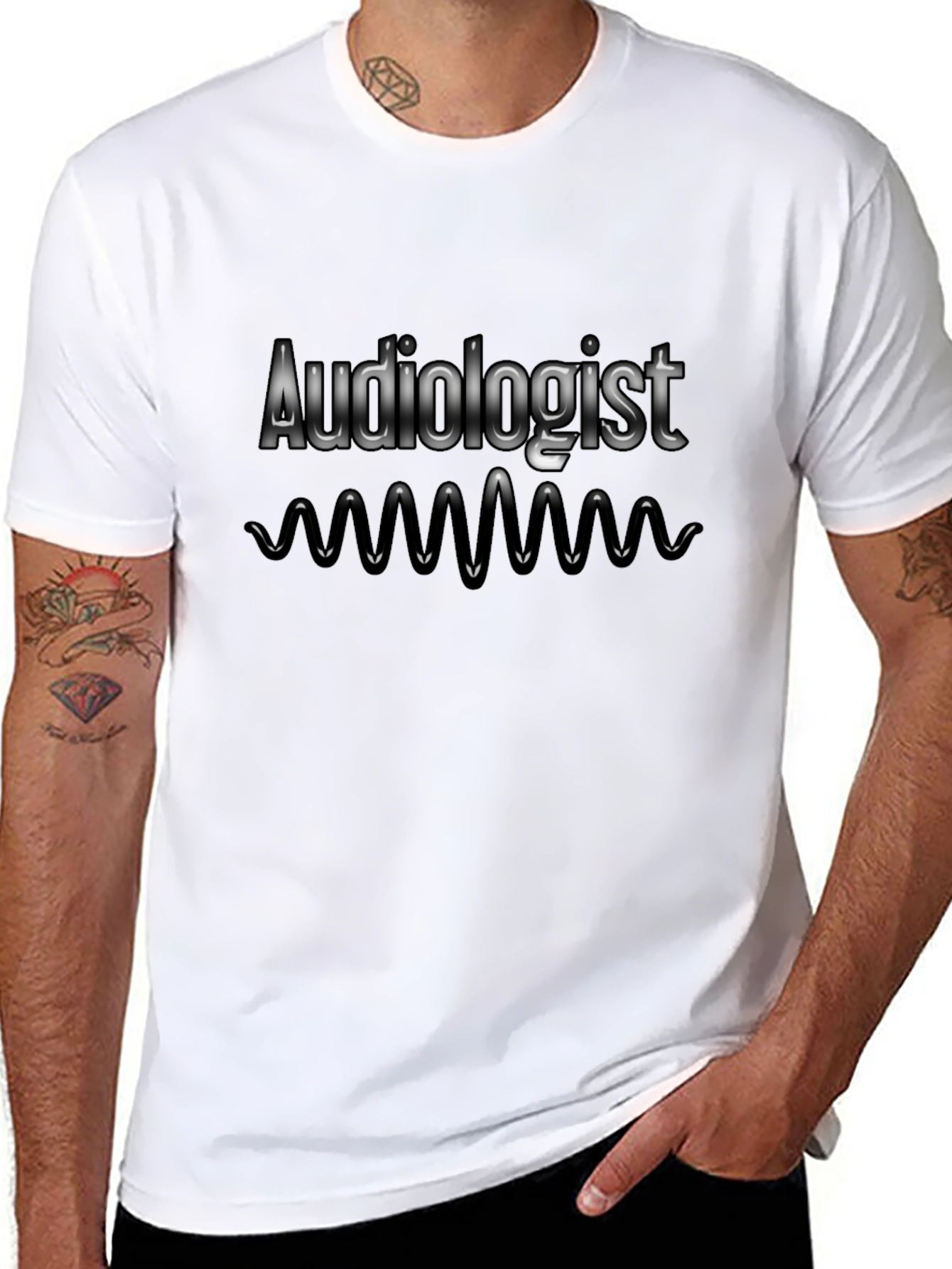 Audiologist Tee - Hear to Help in Style