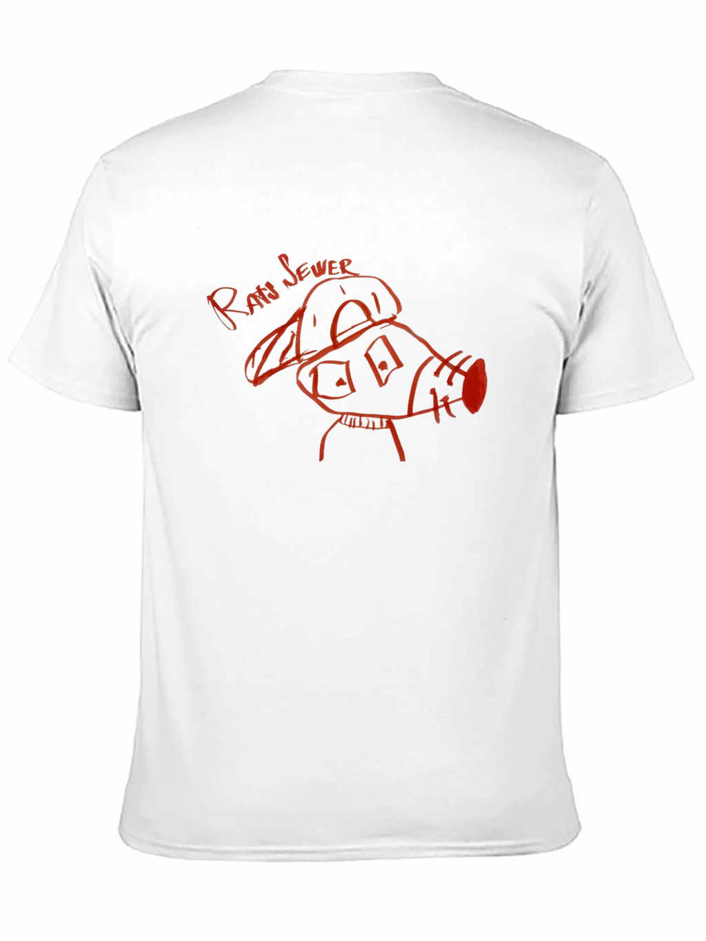 Raw Sewer Pig Graphic Tee - Black