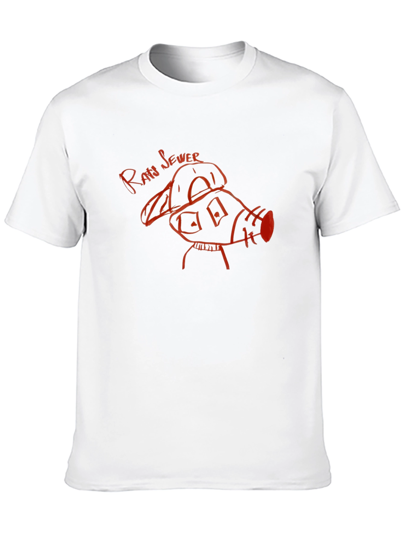 Raw Sewer Pig Graphic Tee - Black