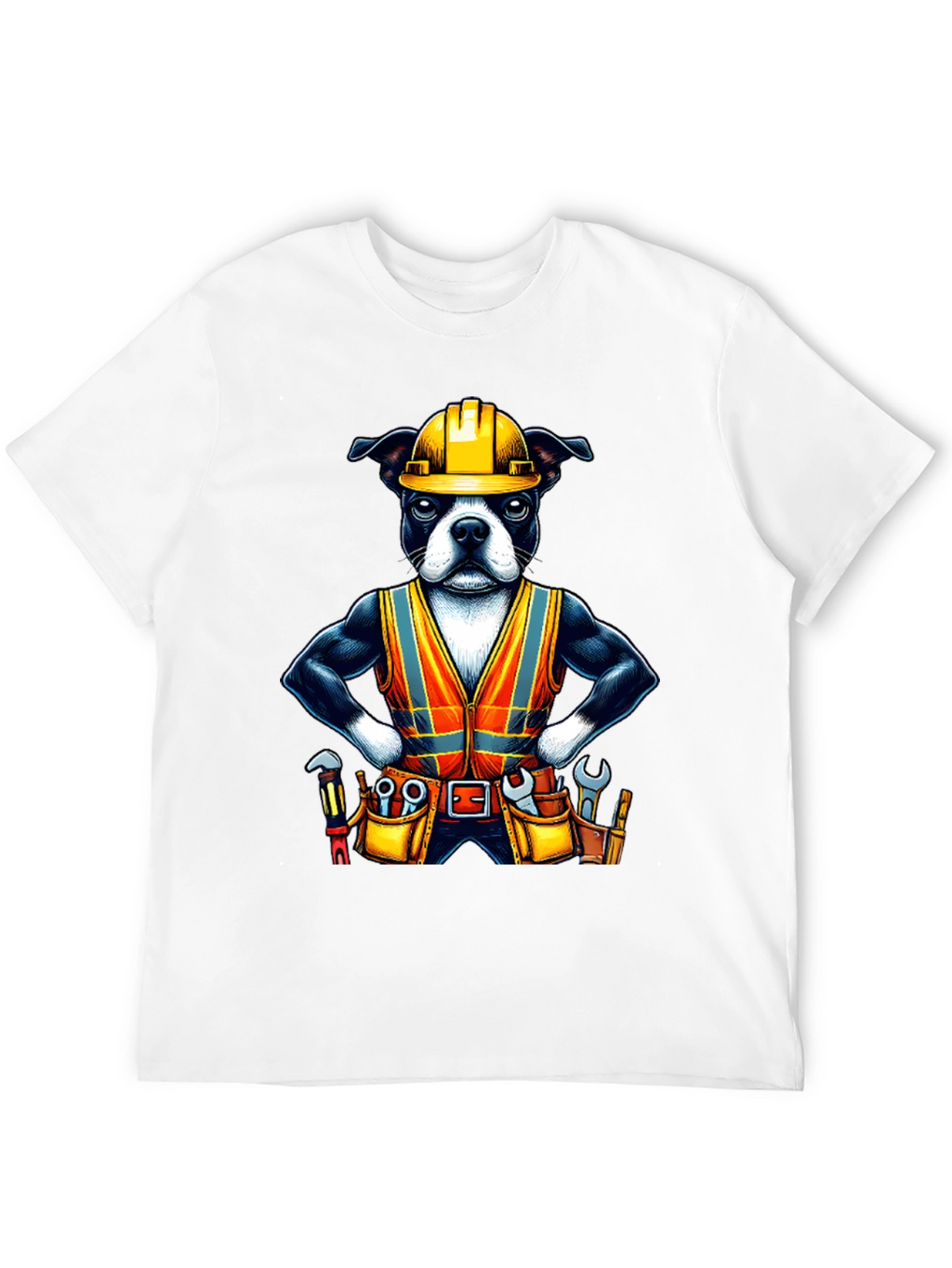 Dog Construction Worker T-Shirt