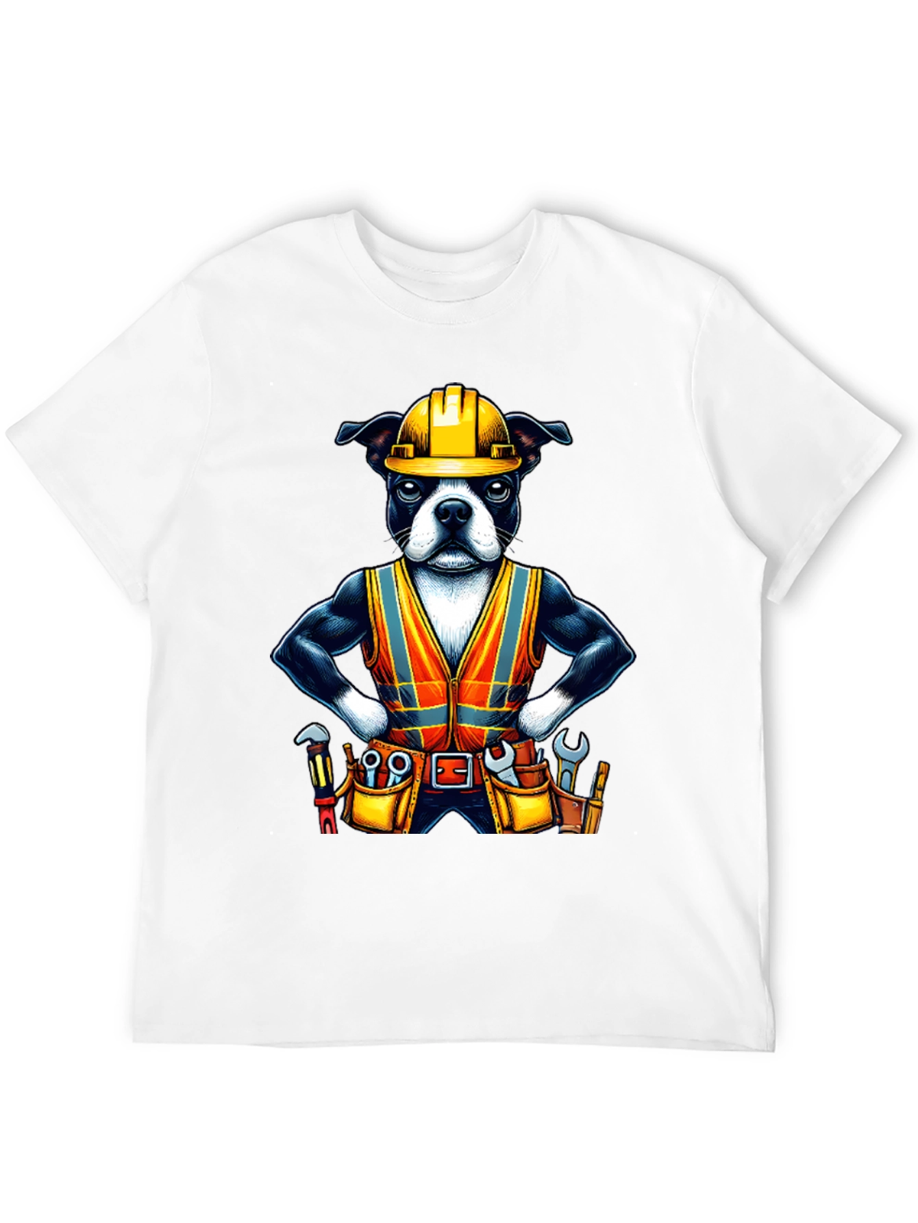 Dog Construction Worker T-Shirt