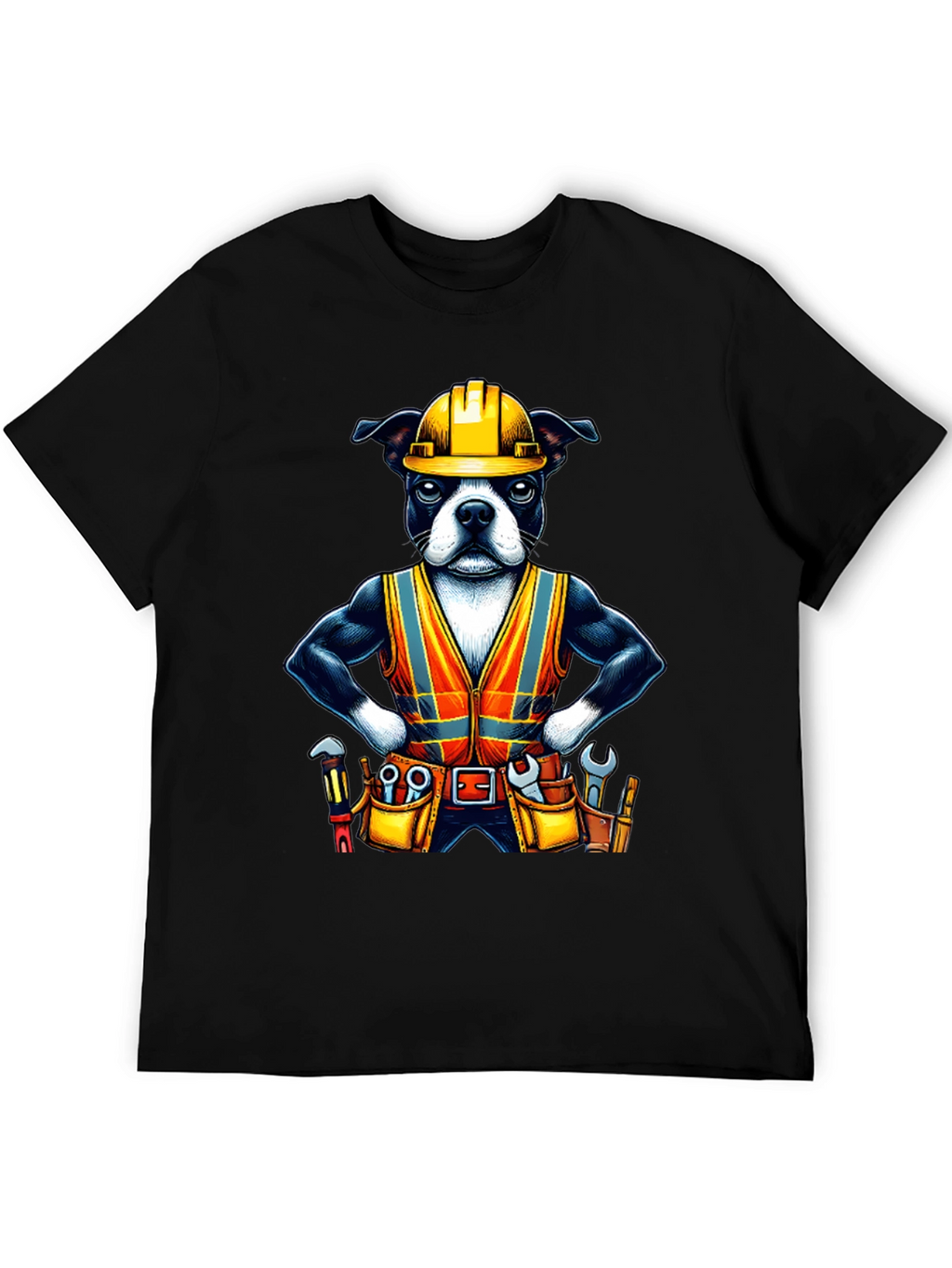 Dog Construction Worker T-Shirt
