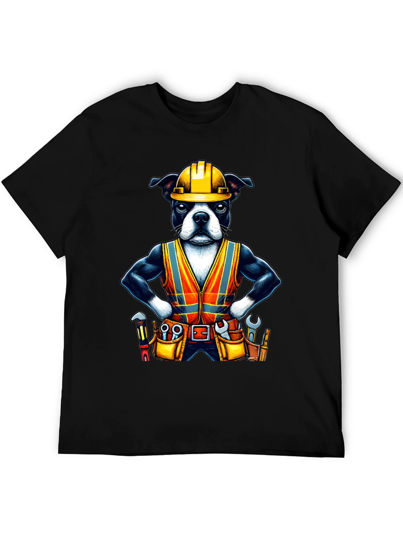 Dog Construction Worker T-Shirt