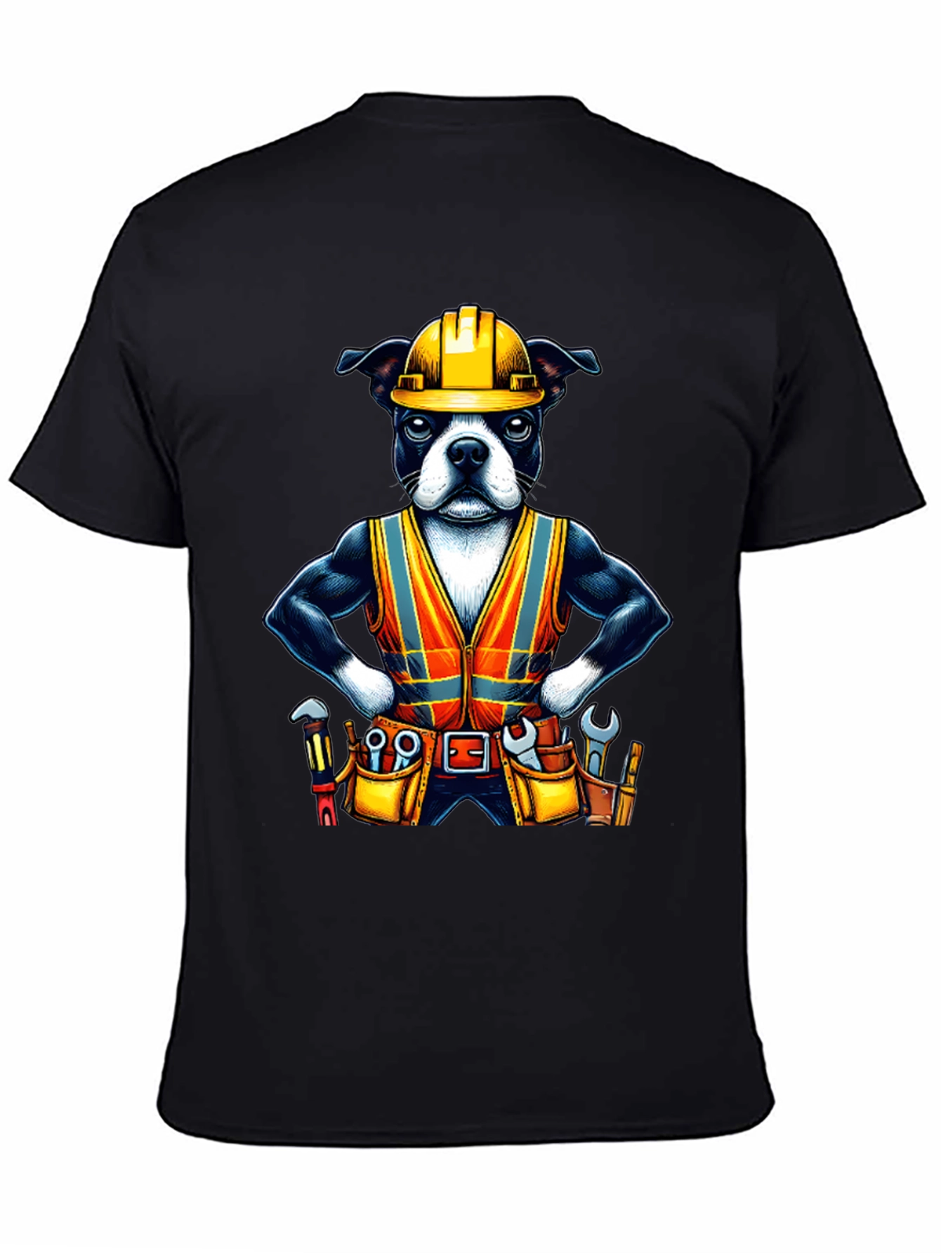 Dog Construction Worker T-Shirt