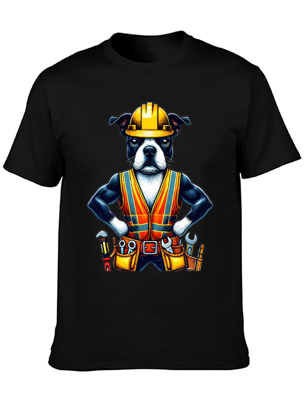 Dog Construction Worker T-Shirt