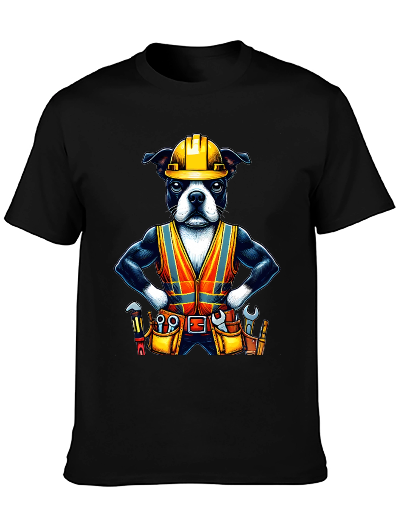 Dog Construction Worker T-Shirt
