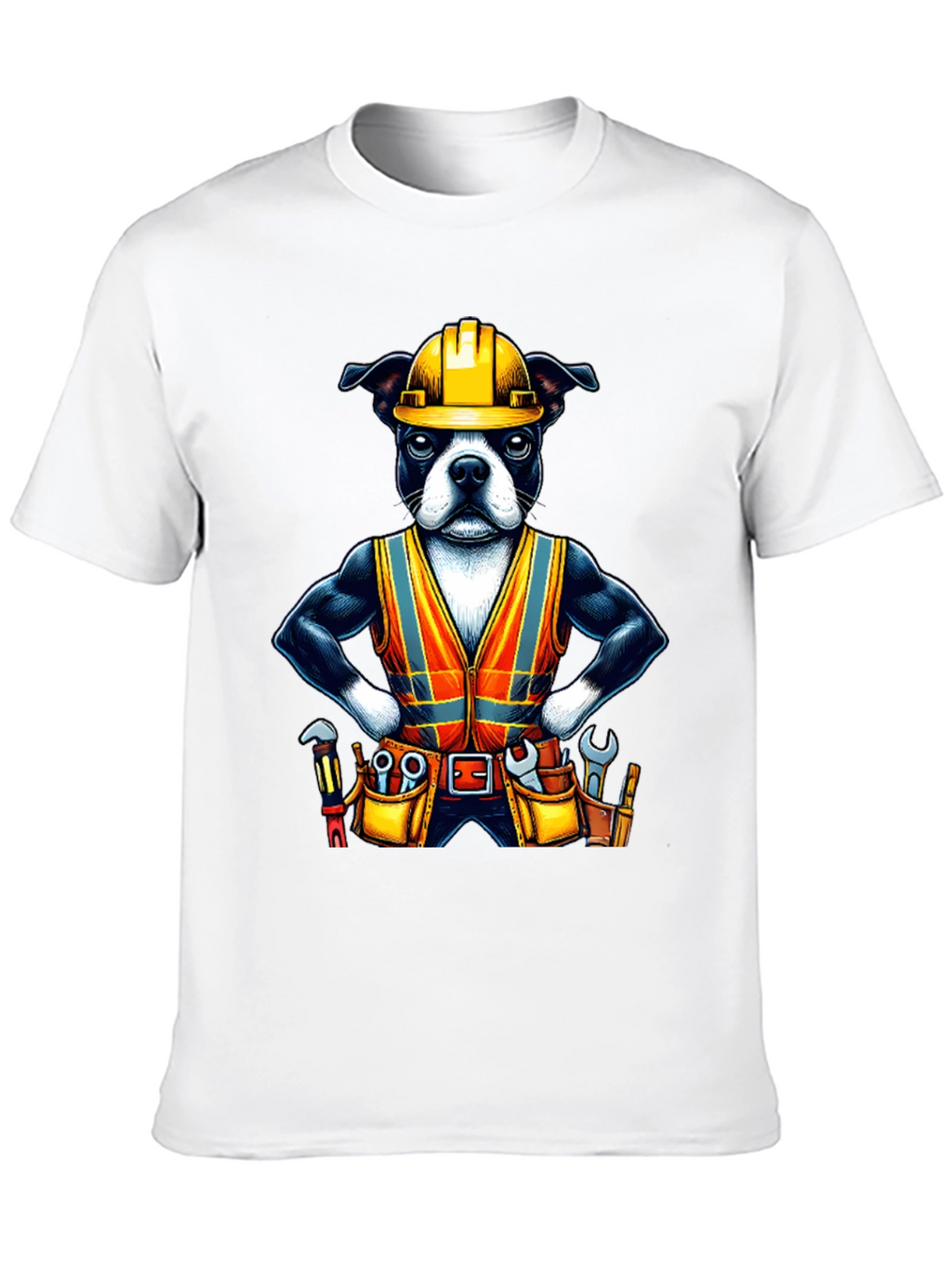Dog Construction Worker T-Shirt