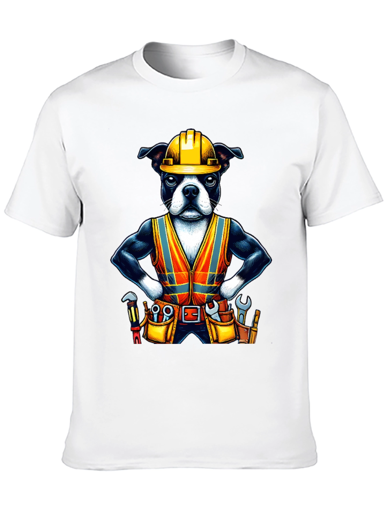 Dog Construction Worker T-Shirt