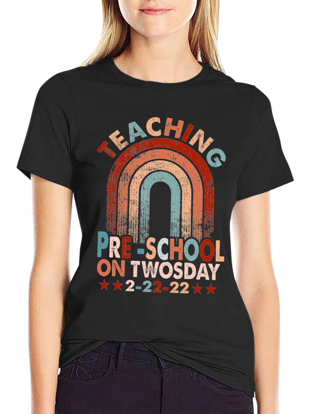 Teaching Preschool On Twosday T-Shirt