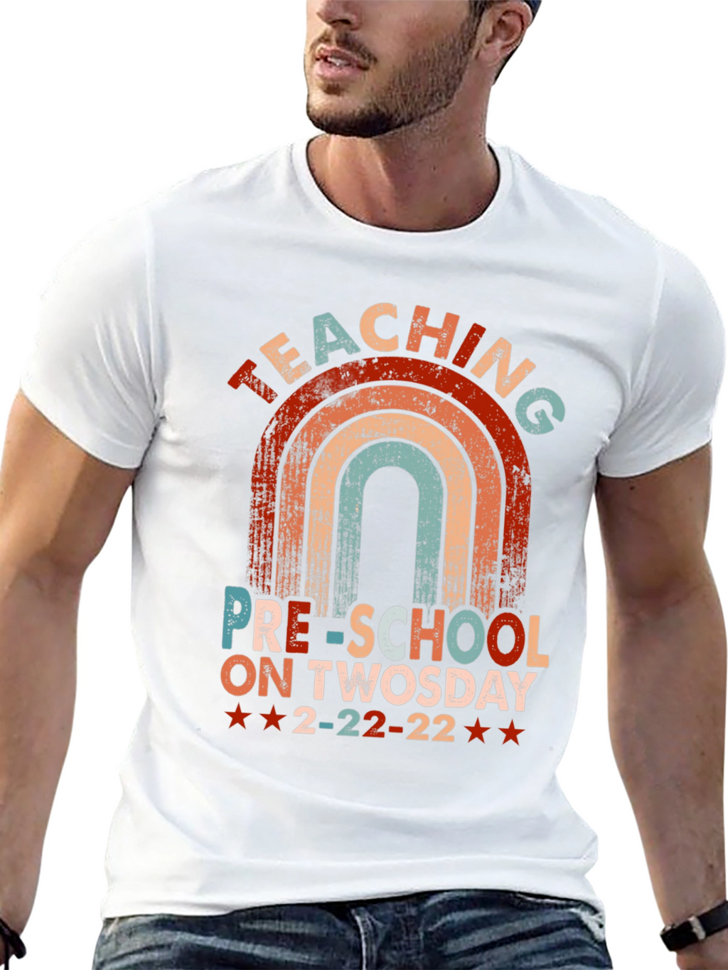 Teaching Preschool On Twosday T-Shirt
