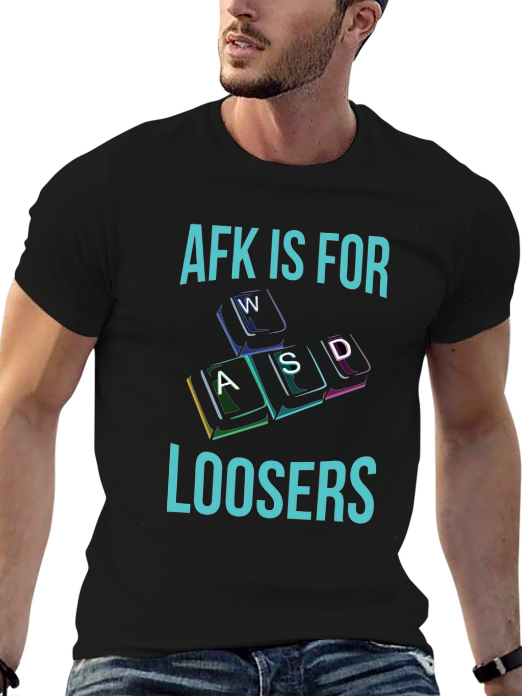 AFK is for Loosers T-Shirt - Gamer Apparel