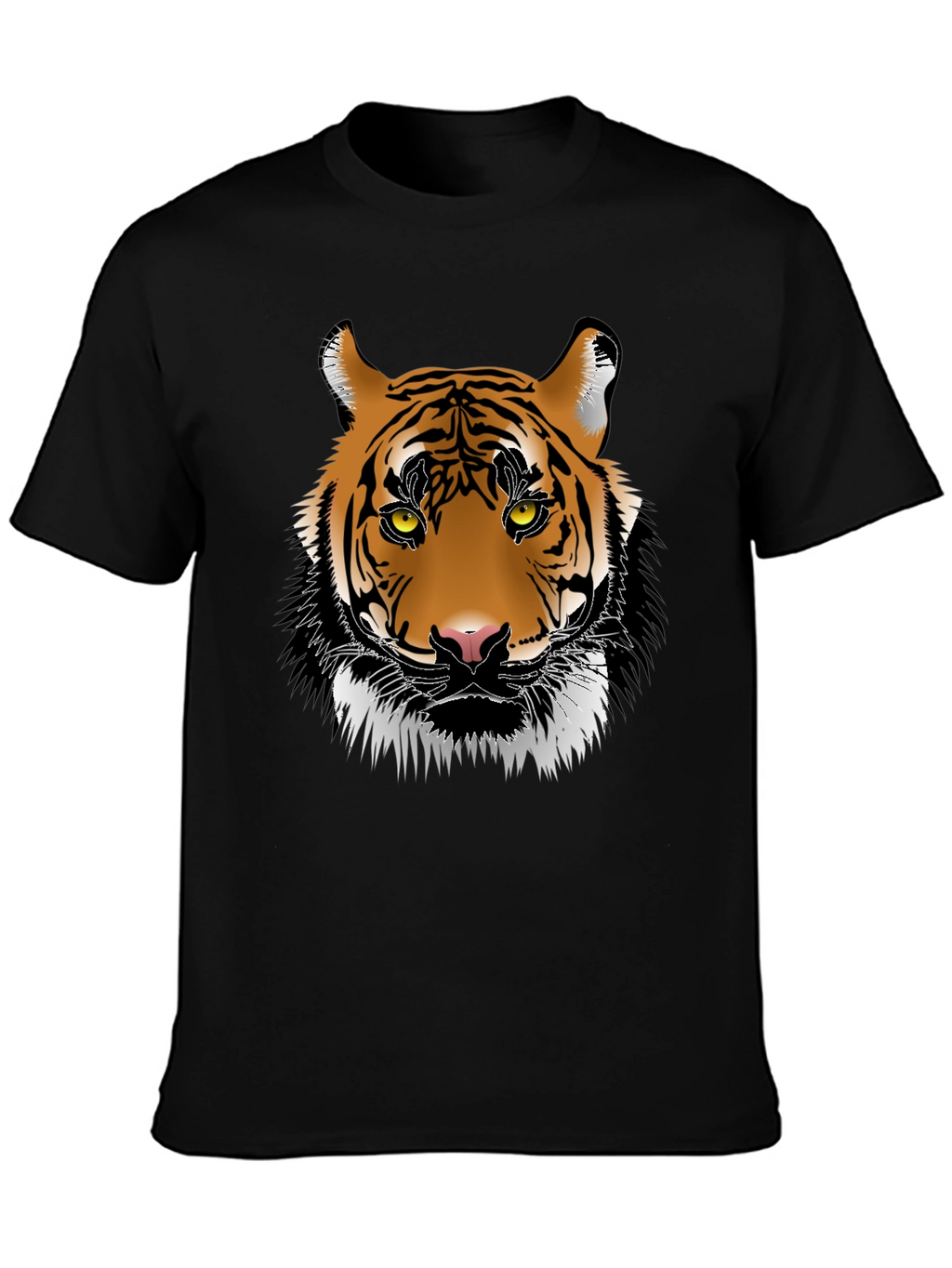 Tiger Graphic Black T-Shirt