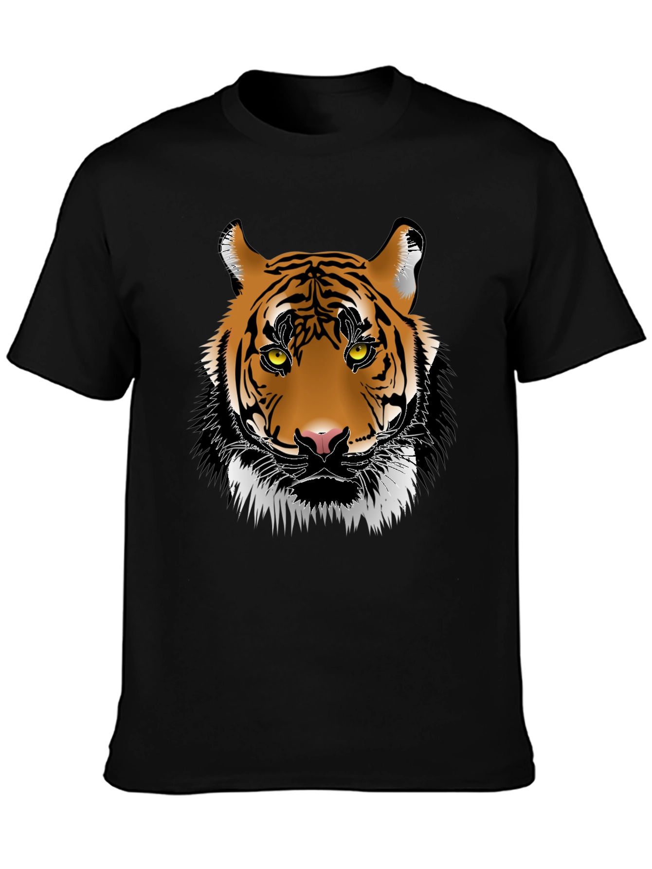 Tiger Graphic Black T-Shirt