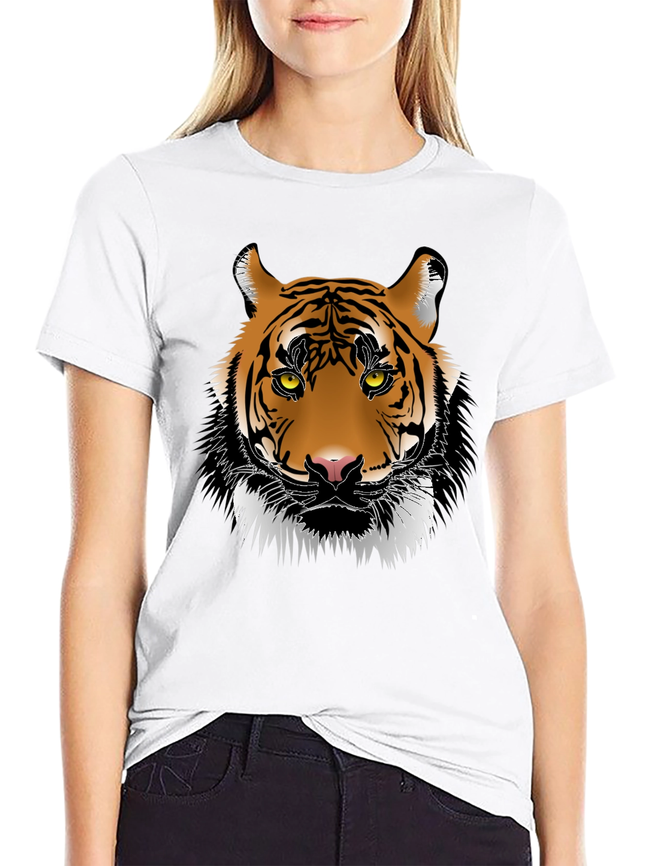 Tiger Graphic Black T-Shirt