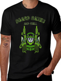 Board Games and Chill Graphic Tee - Black