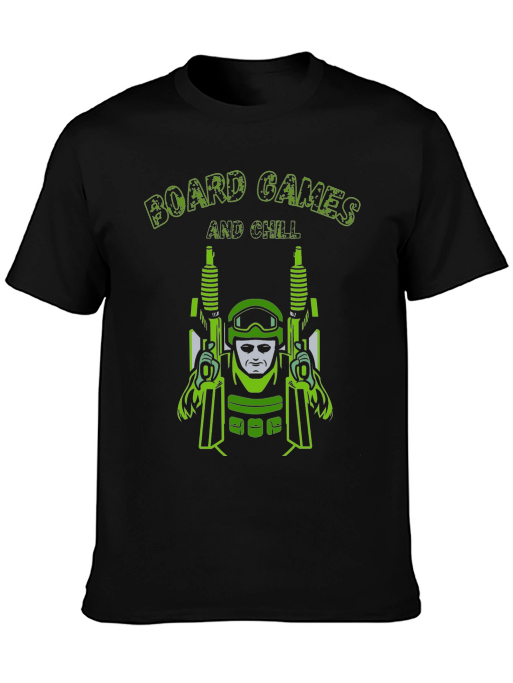 Board Games and Chill Graphic Tee - Black