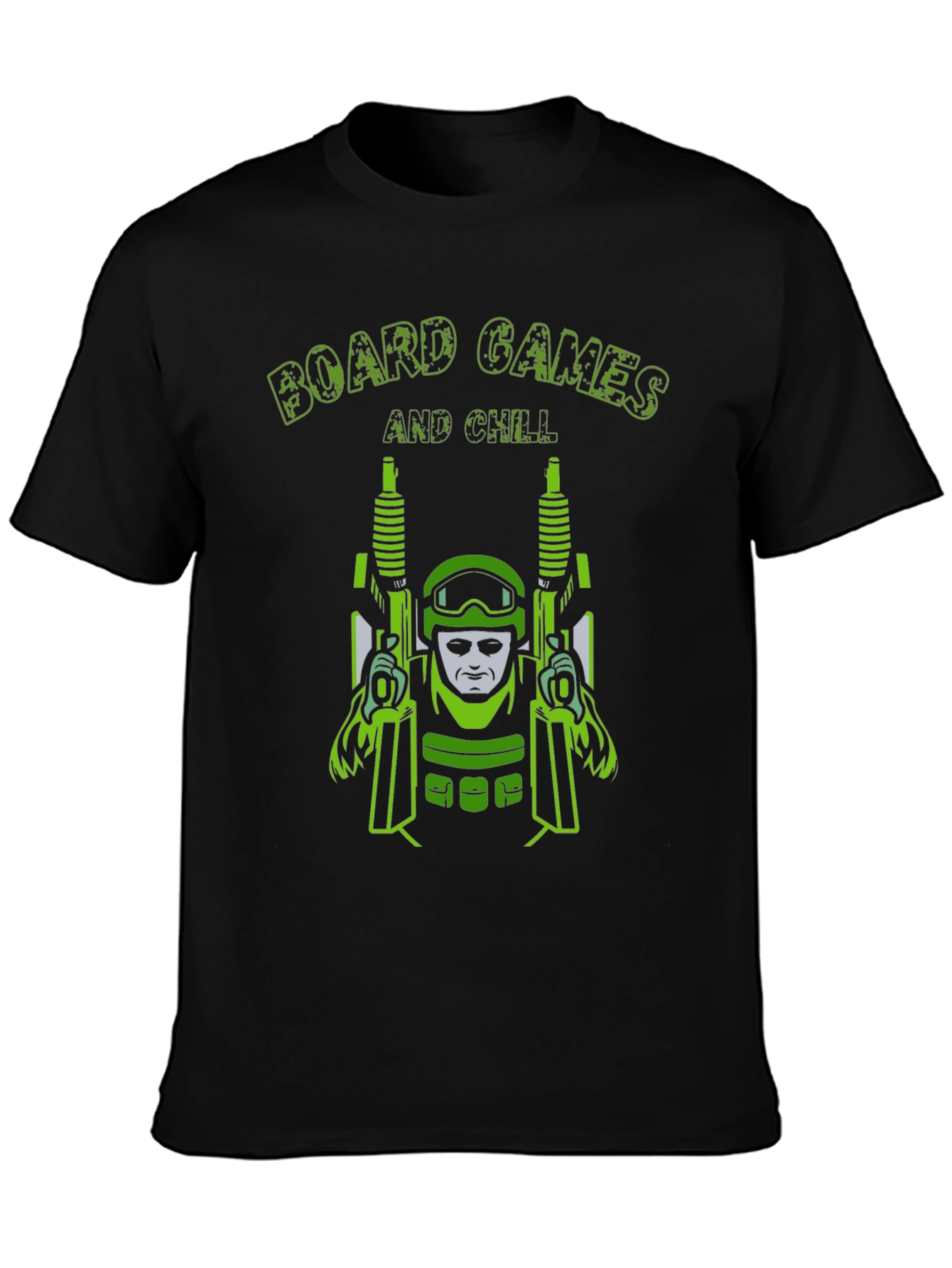 Board Games and Chill Graphic Tee - Black