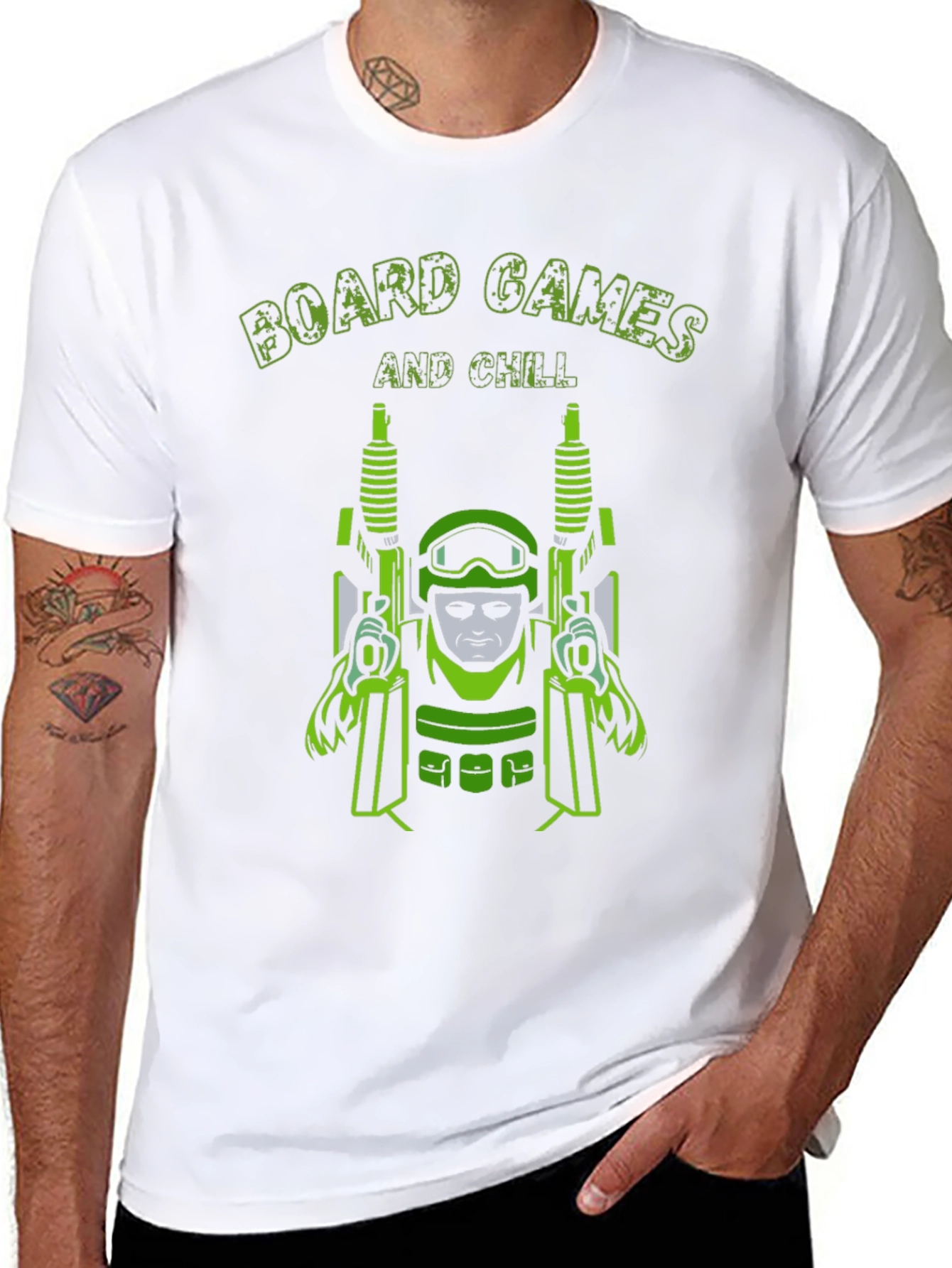 Board Games and Chill Graphic Tee - Black