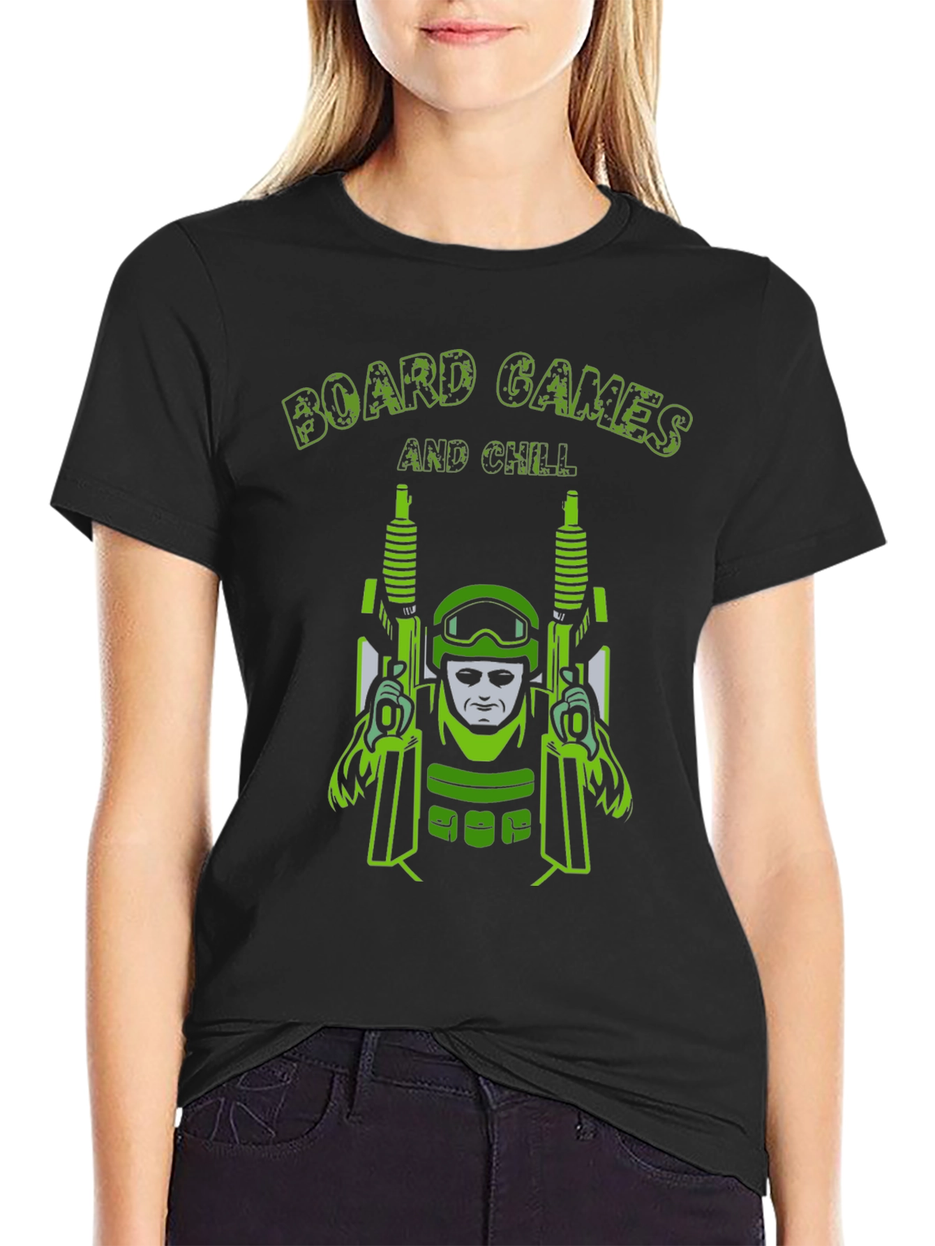 Board Games and Chill Graphic Tee - Black