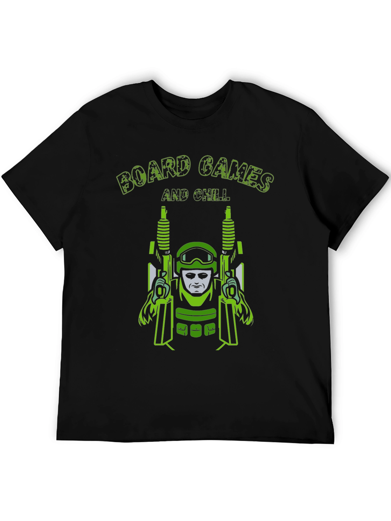Board Games and Chill Graphic Tee - Black