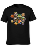 Mushroom Hexagon T-Shirt - Nature Inspired Tee