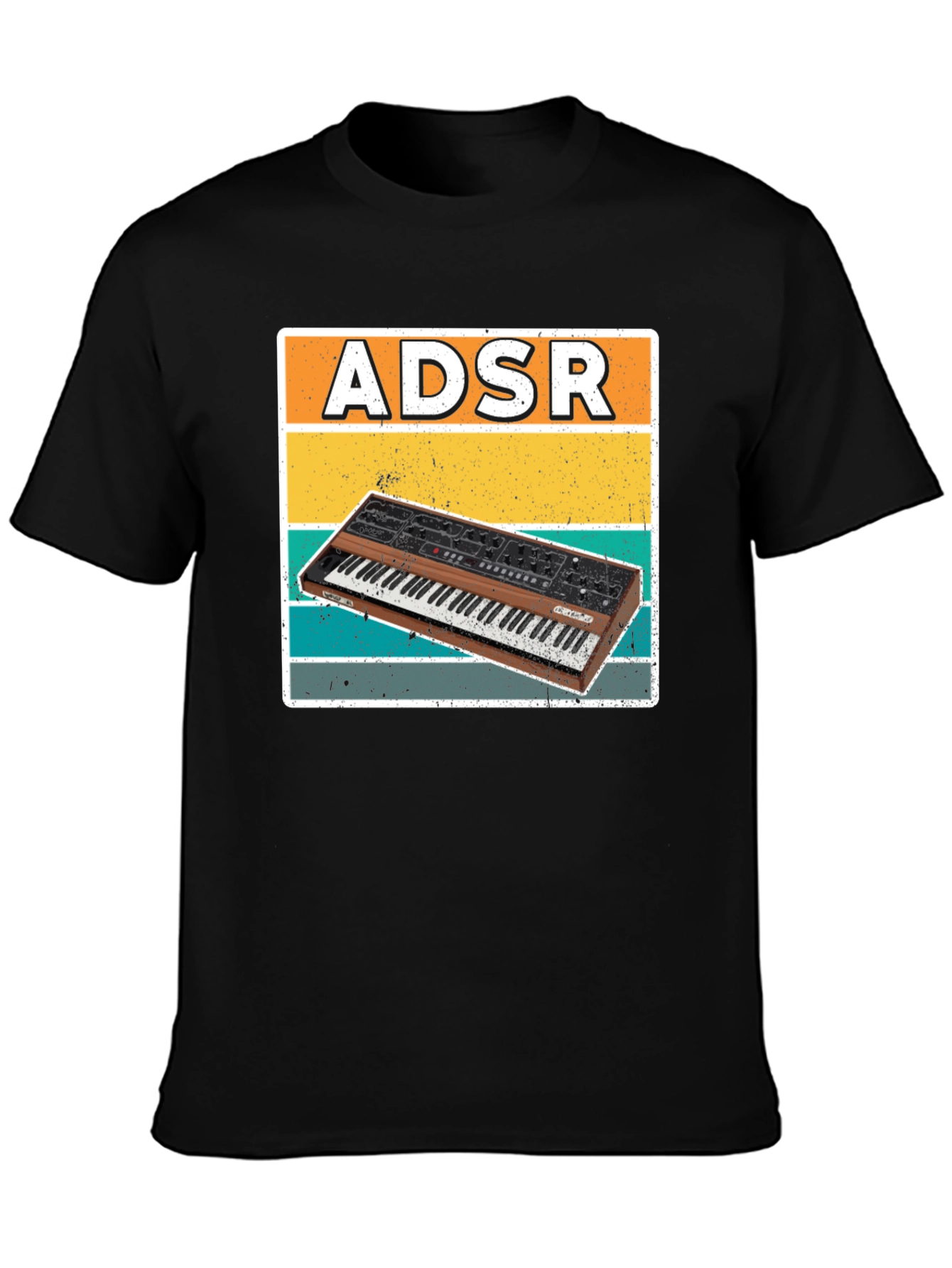 ADSR Synthesizer T-Shirt - Vintage Synth Music Lover Tee