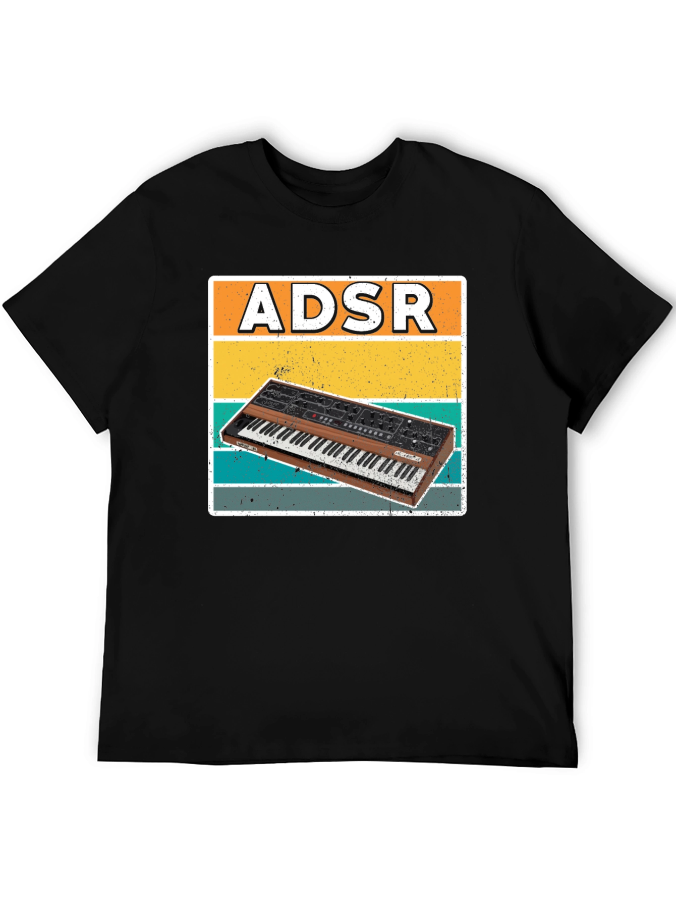 ADSR Synthesizer T-Shirt - Vintage Synth Music Lover Tee