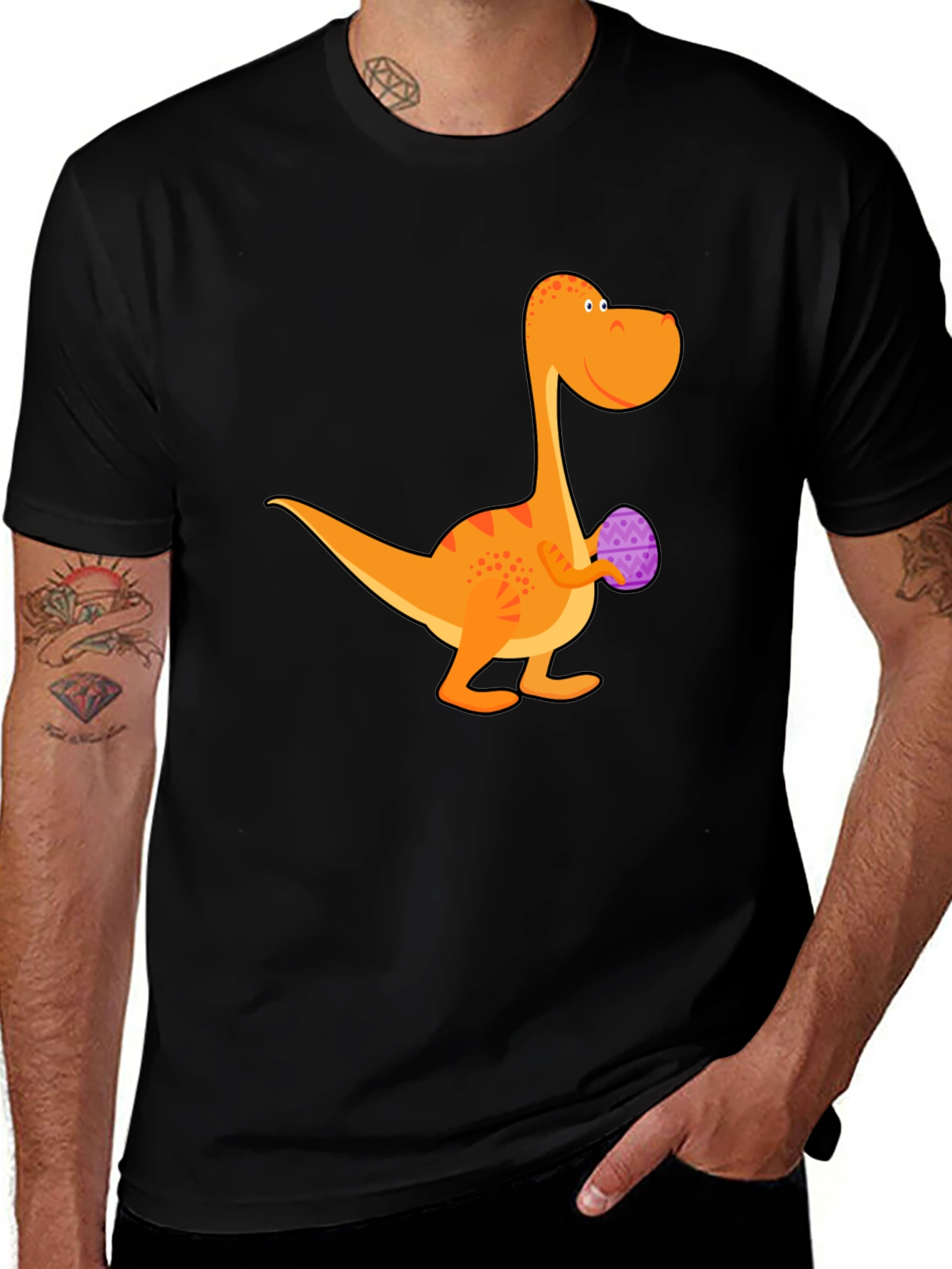 Dino Easter Egg T-Shirt - Fun Holiday Tee