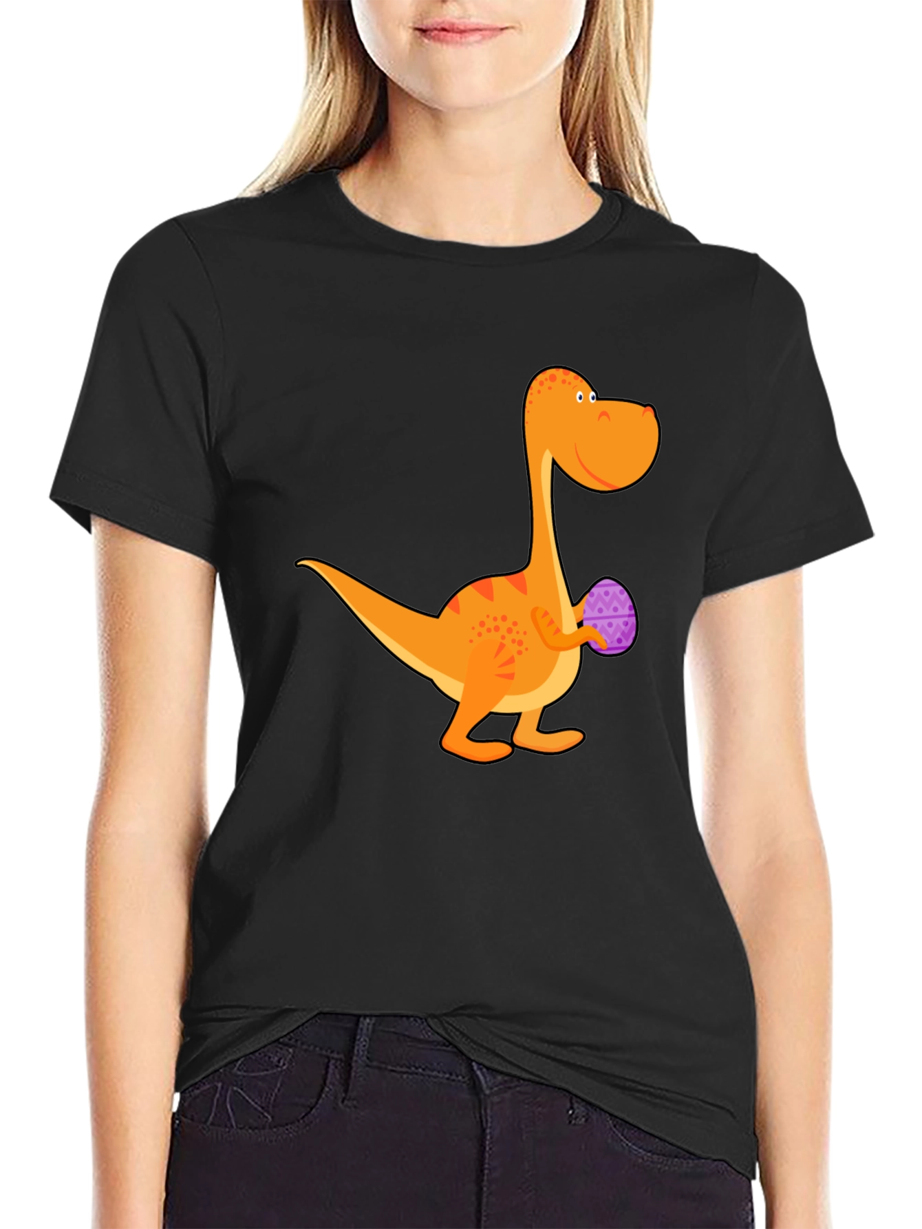 Dino Easter Egg T-Shirt - Fun Holiday Tee