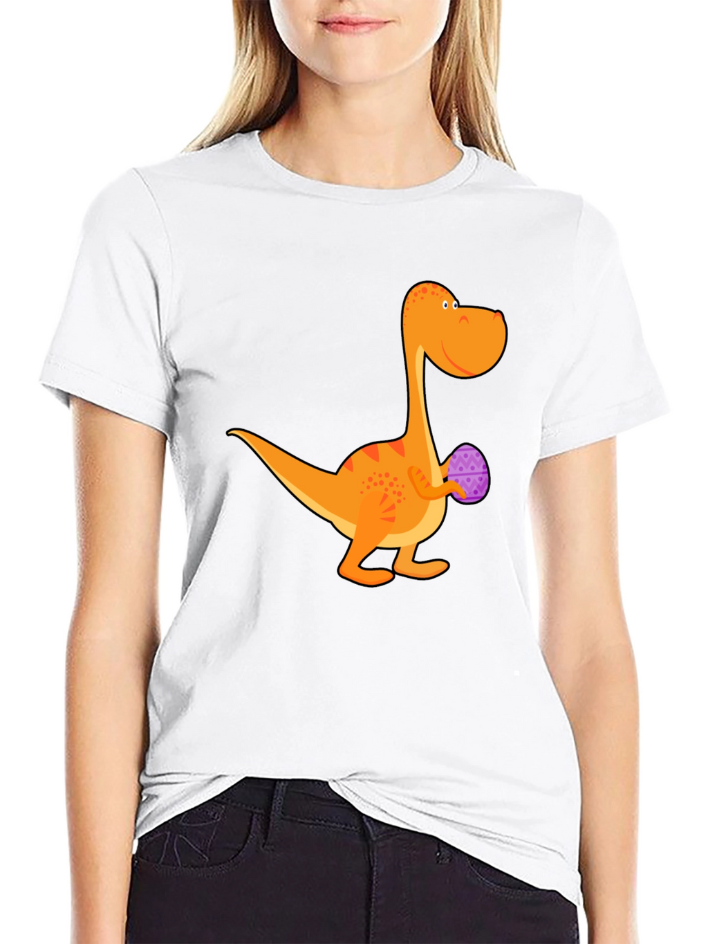 Dino Easter Egg T-Shirt - Fun Holiday Tee