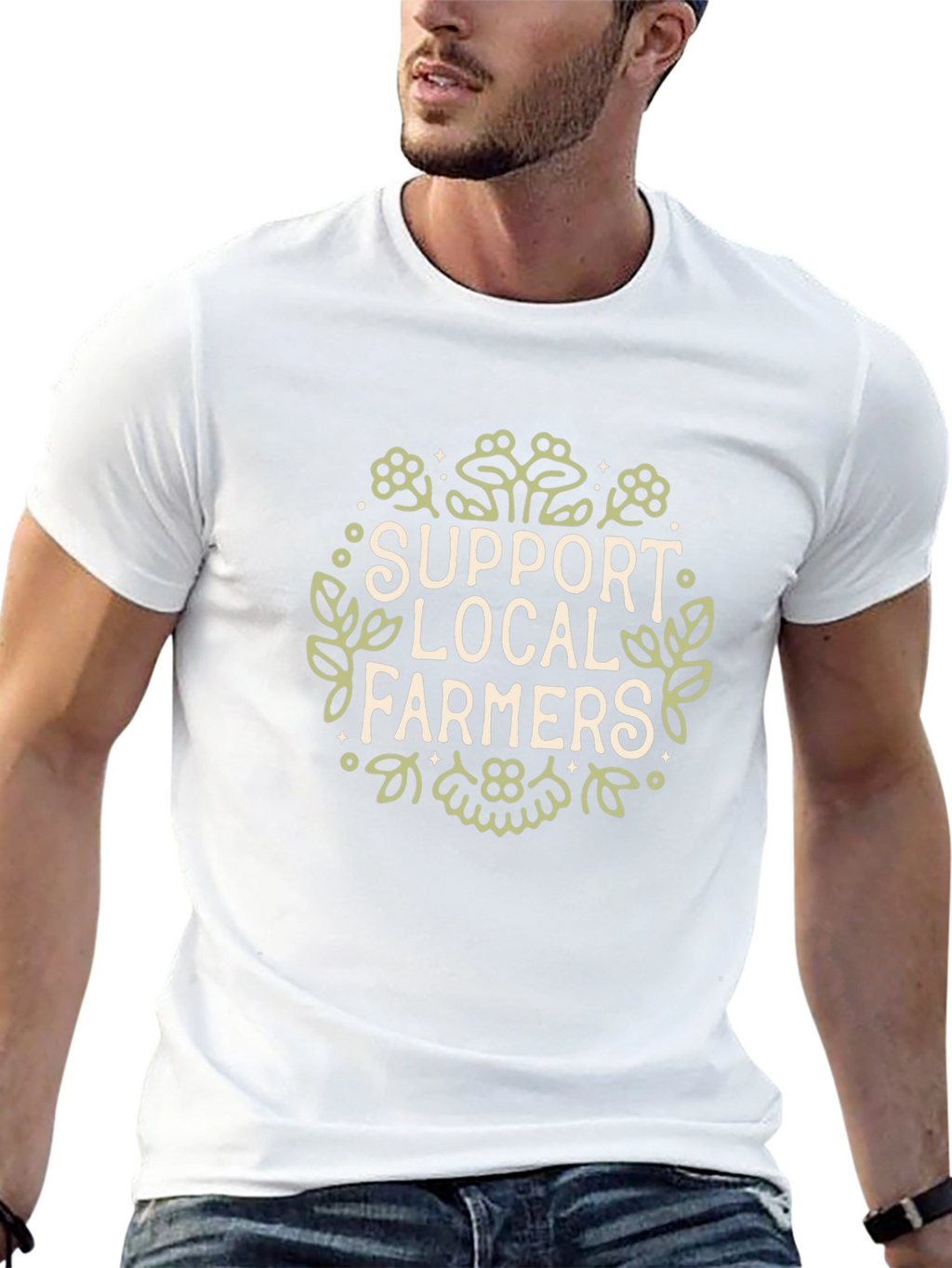 Support Local Farmers Graphic Tee