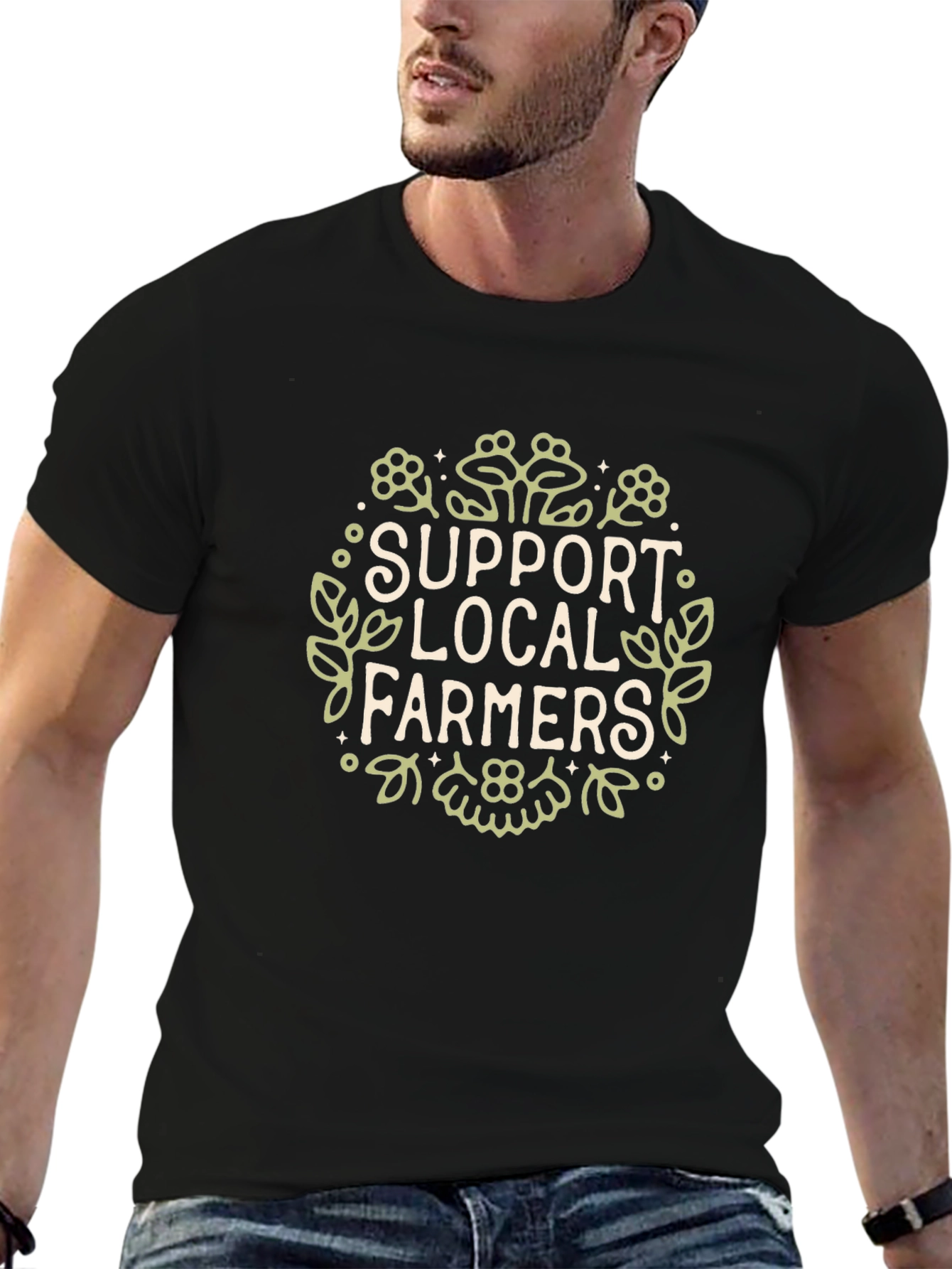 Support Local Farmers Graphic Tee