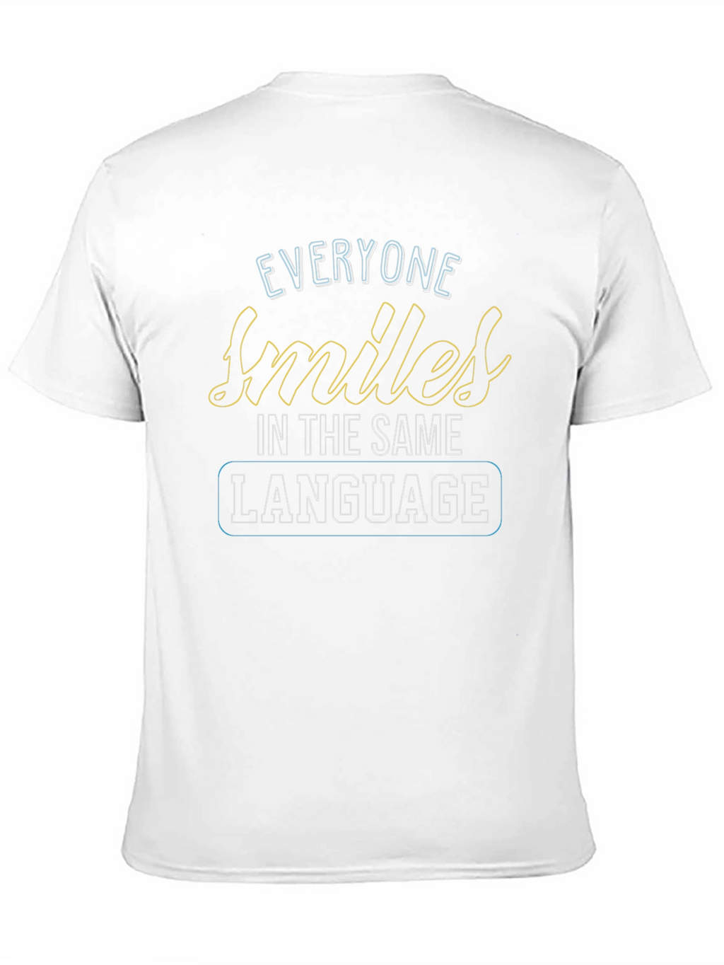 Everyone Smiles Graphic T-Shirt - Black