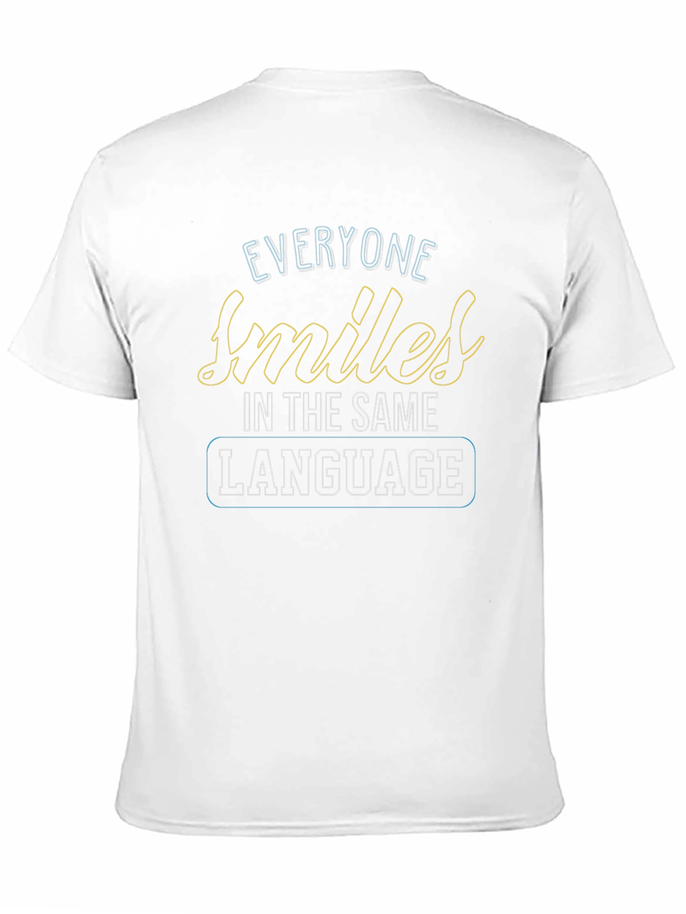 Everyone Smiles Graphic T-Shirt - Black