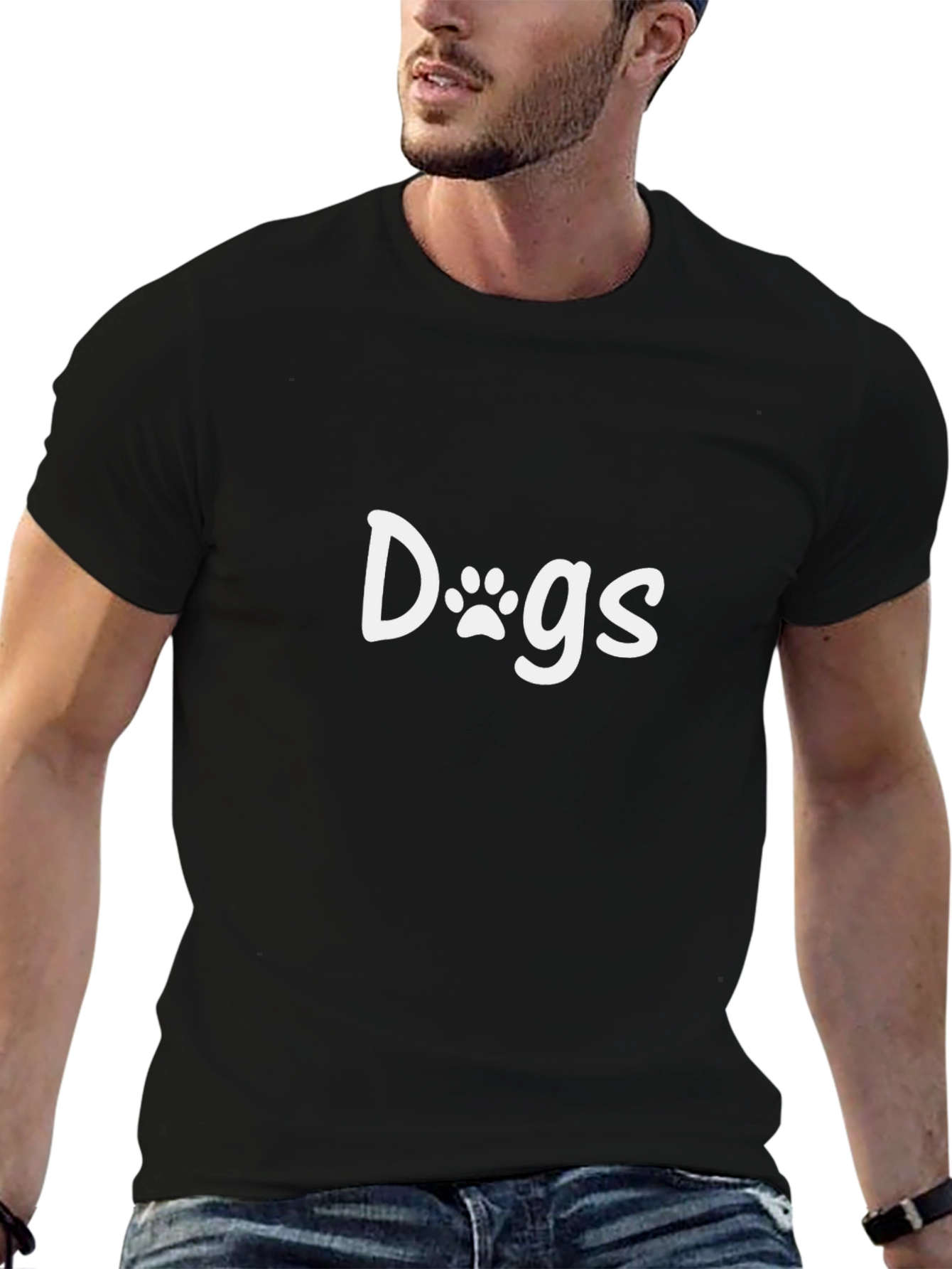 Dogs Paw Print T-Shirt – Classic Dog Lover Tee