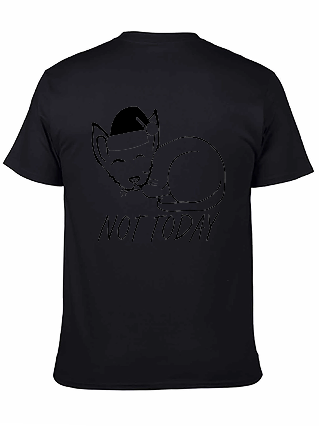 Not Today Cat Tee