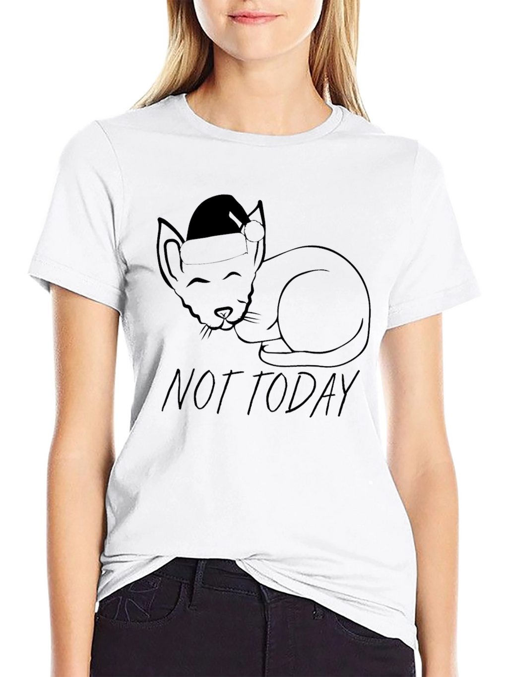 Not Today Cat Tee