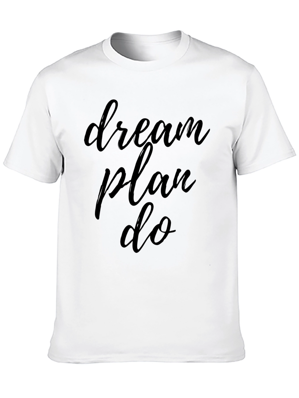 Dream Plan Do Black Graphic Tee