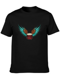 Drum with Wings Graphic Tee