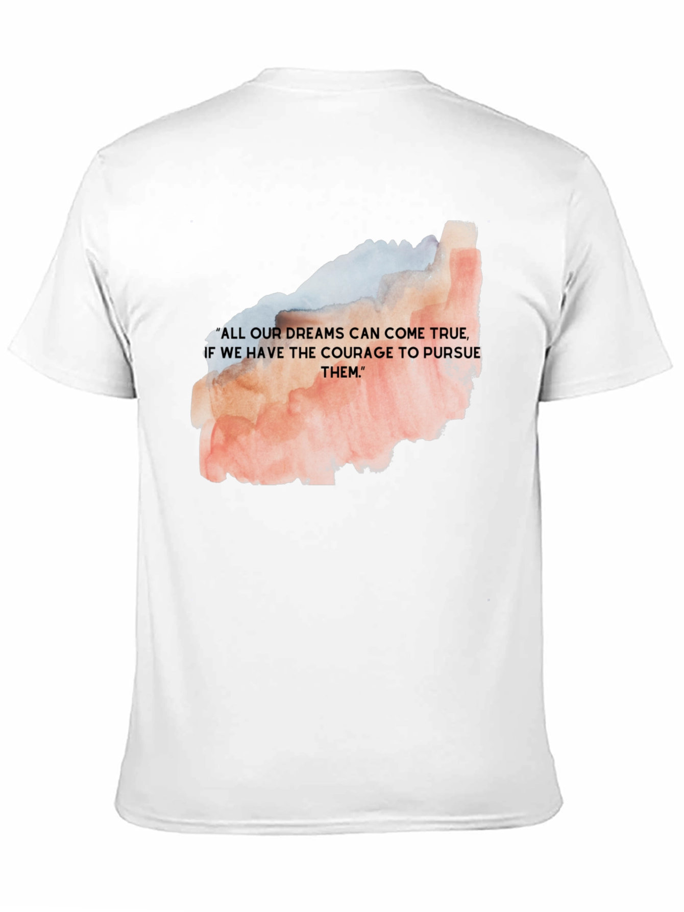 Dream Courage T-Shirt - Motivational Black Tee
