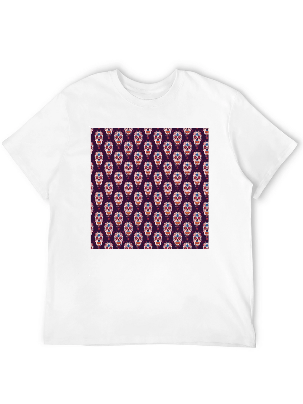 Sugar Skull T-Shirt - Day of the Dead Pattern