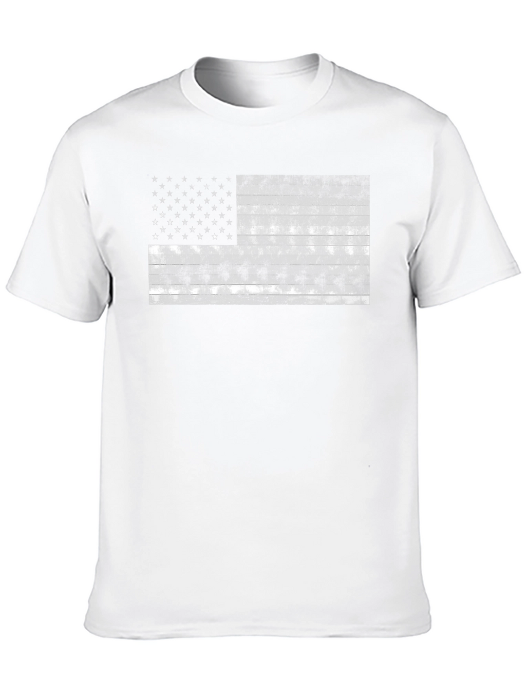 Distressed American Flag Graphic T-Shirt