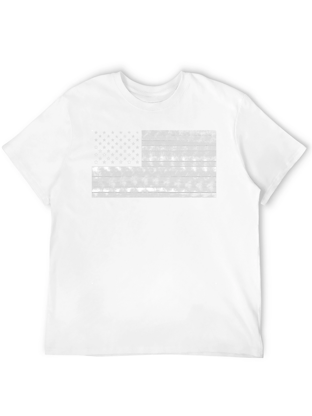 Distressed American Flag Graphic T-Shirt