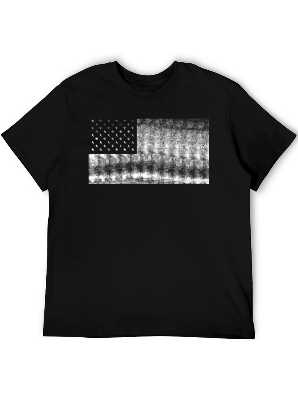 Distressed American Flag Graphic T-Shirt